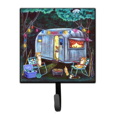 Carolines Treasures Corgi Glamping Fish Tales Trailer Leash or Key Holder 7435SH4